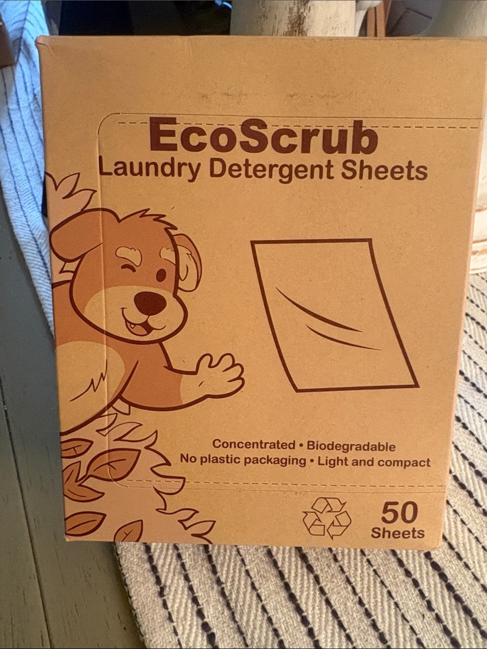 Laundry Detergent Sheets - Natural Brown
